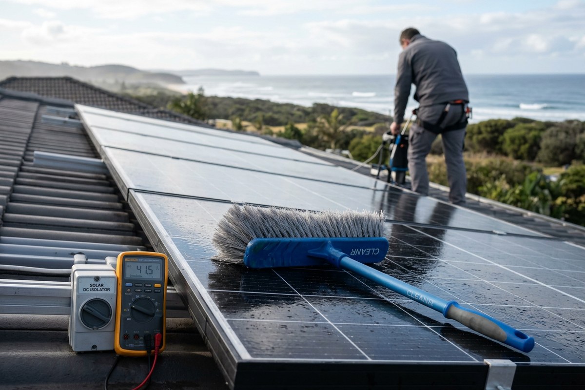 Solar Panel Maintenance and Servicing on the Central Coast