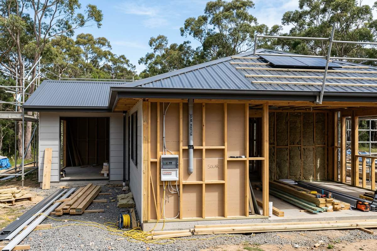 Pre-Wiring Solar Into a New Build or Renovation